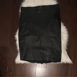 Zara faux leather skirt